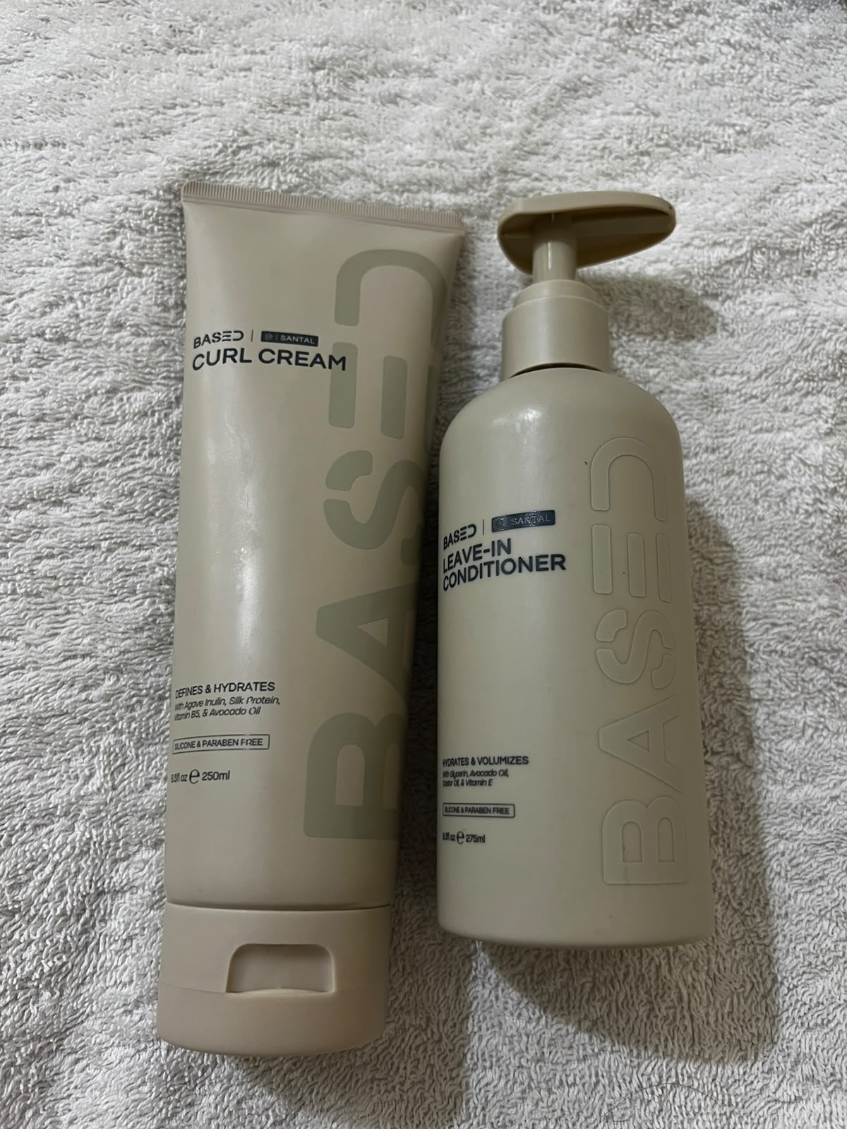 Curl cream + Leave-in conditioner